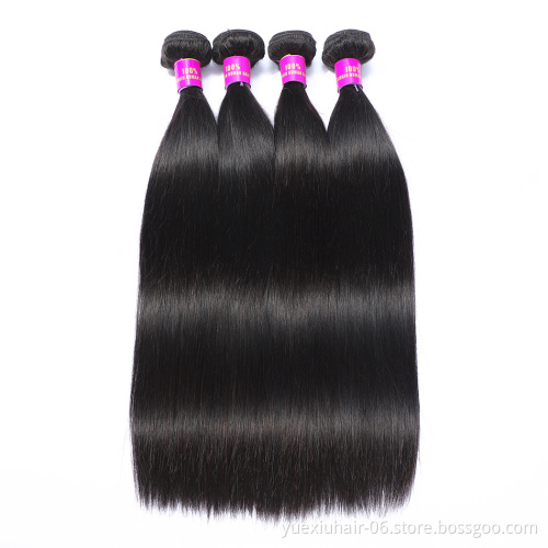 Wholesale 100% Full Cuticle Aligned Raw Virgin Human Hair Extensions 10A Grade Straight Hair Bundles
